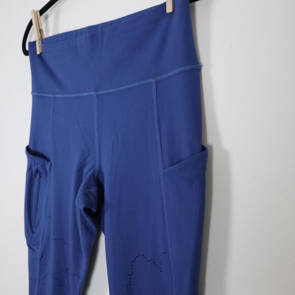 Athleta Size M All In Reaction 7/8 Tight Leggings Atlantis Blue - Picture 5 of 12